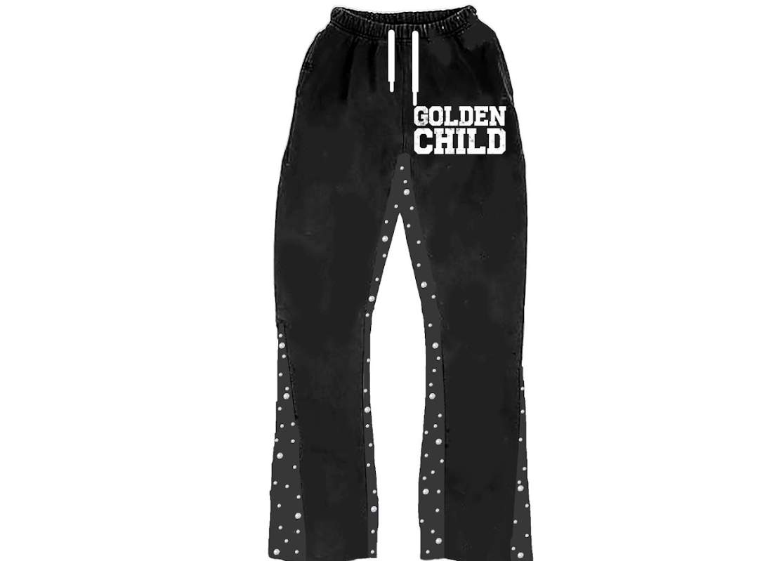 Golden Child Rhinestone Tracksuit